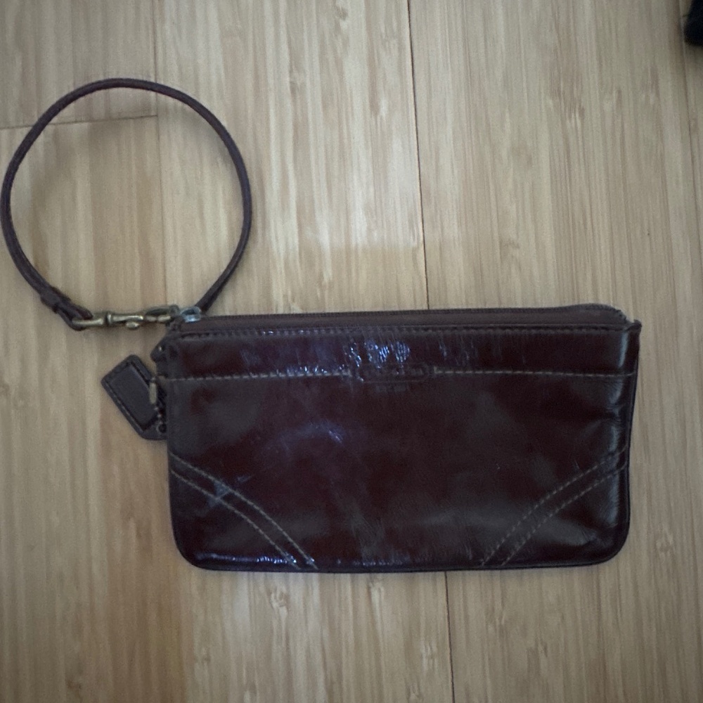 Vintage coach wristlet